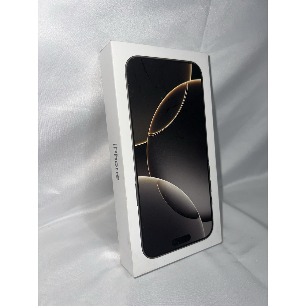 Apple iPhone 16 Pro Natural Titanium 256GB - Empty Box ONLY See Photos